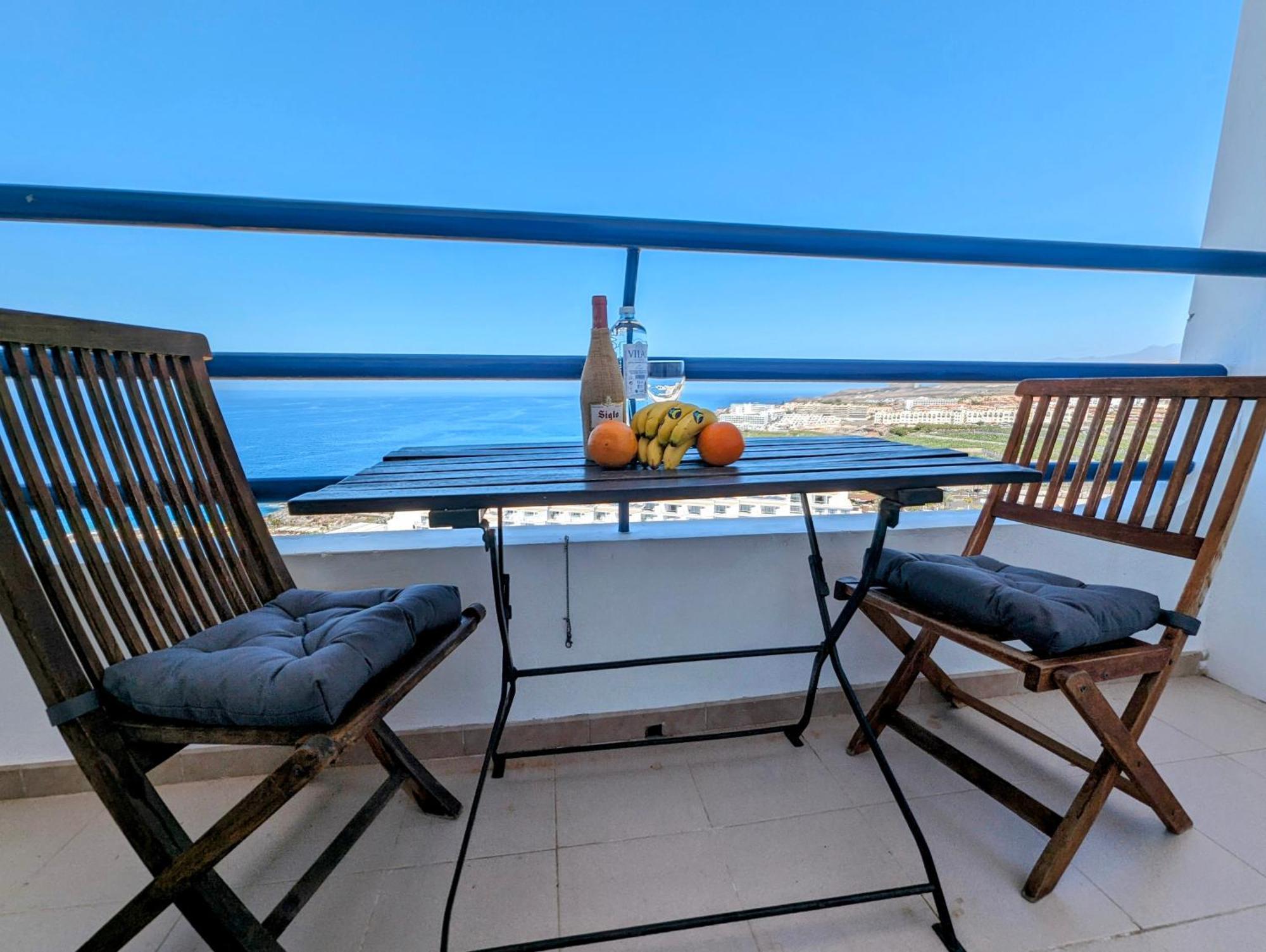 Studio Playa Paraiso Tenerife - Ocean View And Internet Wifi Optical Fiber - For Rent Exterior photo