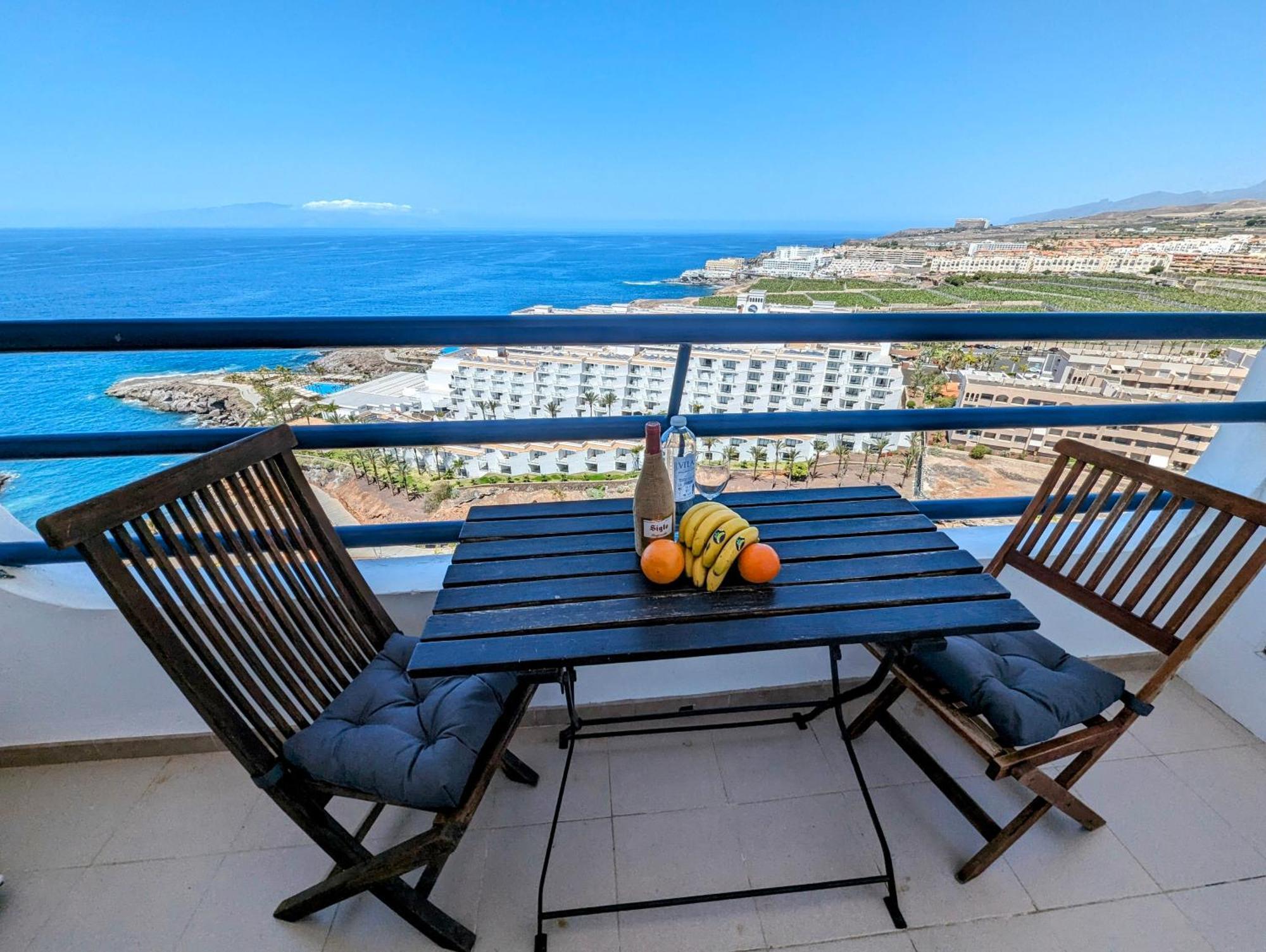 Studio Playa Paraiso Tenerife - Ocean View And Internet Wifi Optical Fiber - For Rent Exterior photo